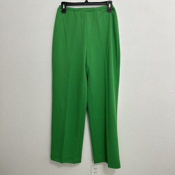 ALFRED SHAHEEN VTG 60s Tunic Dress Pantsuit Hawaii USA Brady Bunch Mom Green 12 - Picture 12 of 15